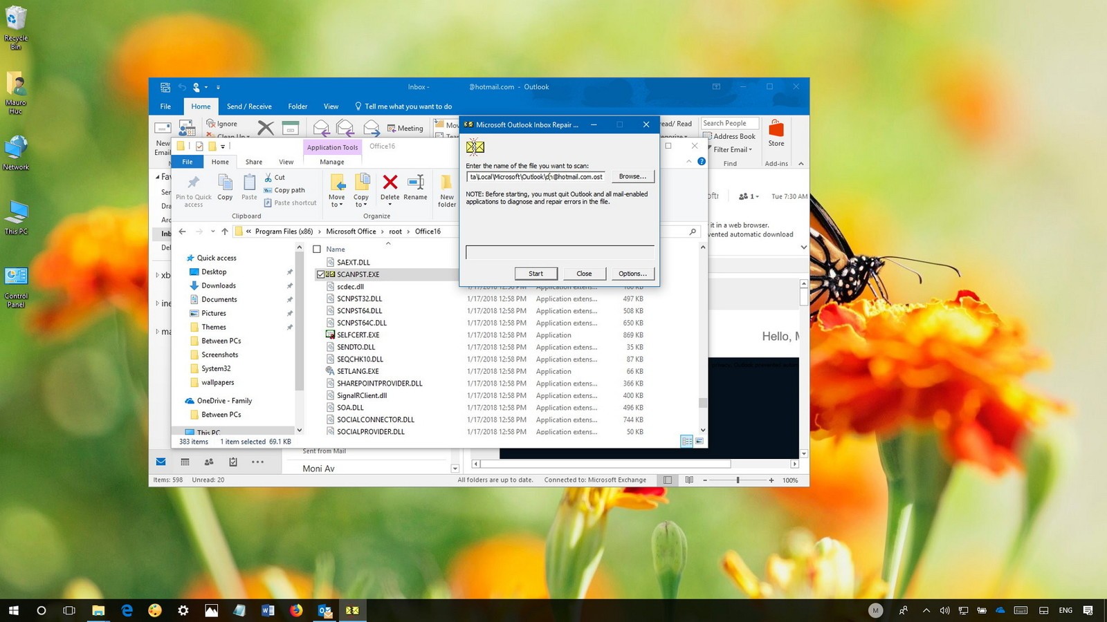 Windows 10 Pst File Location